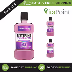 Listerine Total Care Mouthwash x 500ml (Pack of 3)