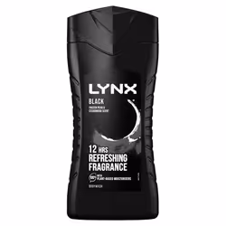 Lynx Black Shower Gel - 250ml (Pack of 3)