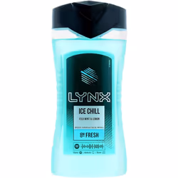 lynx ice chill Shower Gel 250ml (Pack of 3)