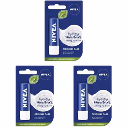 NIVEA Lip Balm Original Care 4.8g (Pack of 3)