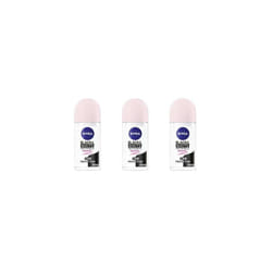 Nivea Roll On Black &White Female Clear 50ml (Pack of 3)