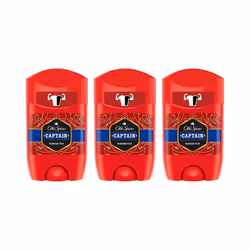 Old Spice Captain Deodorant Stick, 50 ml (Pack of 3)