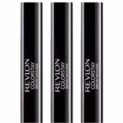 Revlon ColorStay Brow Mousse, Soft Black (Pack of 3)