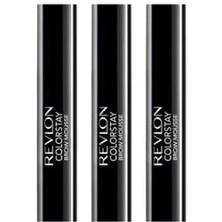 Revlon ColorStay Brow Mousse, Soft Black (Pack of 3)