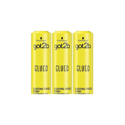 Schwarzkopf GOT2B Blasting Freeze Spray 300 ml (S8) (Pack of 3)