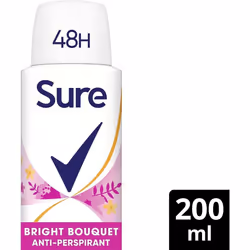 Sure Bright Bouquet Anti-Perspirant deodorant women 48hr 200ml (Pack of 3)