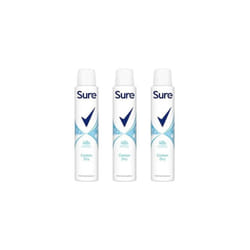 Sure Cotton Dry Anti-Perspirant deodorant women 48hr 200ml (Pack of 3)