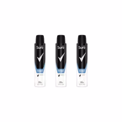 Sure Men Invisible Ice Fresh Anti-Perspirant deo 48hr 200ml (Pack of 3)