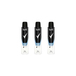 Sure Men Invisible Ice Fresh Anti-Perspirant deo 48hr 200ml (Pack of 3)