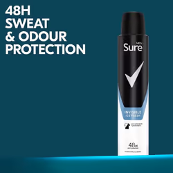 Sure Men Invisible Ice Fresh Anti-Perspirant deo 48hr 200ml (Pack of 3)