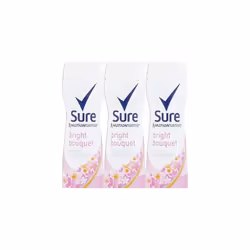 Sure Women Motion Sense Antiperspirant Deodorant, Bright Bouquet, 150ml (Pack of 3)