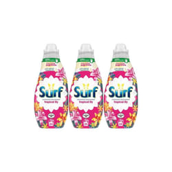 Surf Tropical Lily Laundry Liquid 24 Washes 648ml (Pack of 3)