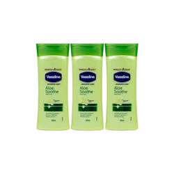 Vaseline Intensive Care Aloe Lotion, 400ml (Pack of 3)