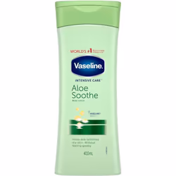 Vaseline Intensive Care Aloe Lotion, 400ml (Pack of 3)