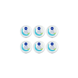 Nivea Soft Lotion Refreshing Moisturising Cream 200ml - Pack of 6