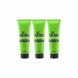 XBC Tea Tree Facial Scrub, 250 ml (Pack of 3)
