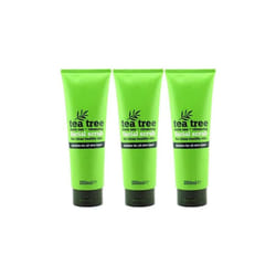 XBC Tea Tree Facial Scrub, 250 ml (Pack of 3)