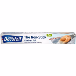 Bacofoil Non-Stick Foil 300mm x 5m 42B02 (Pack of 6)