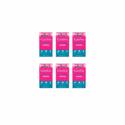 Carefree with Cotton Extract Breathable Pantyliners - Pack of 20 (Pack of 6)