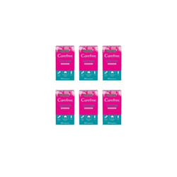 Carefree with Cotton Extract Breathable Pantyliners - Pack of 20 (Pack of 6)