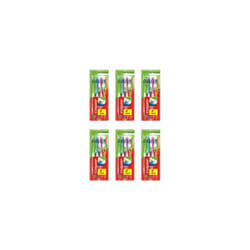 Colgate T/Brush Premier Clean Medium (4 brushes in a pack) (Pack of 6)