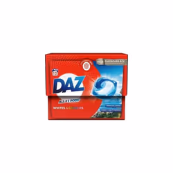 Daz All-in-1 Pods Clothes washing Laundry Detergent For Whites & Colours 12 pack (Pack of 6)