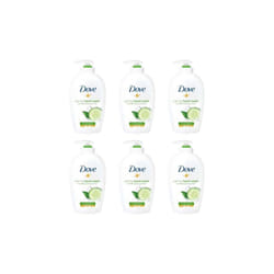 Dove Cucumber and Green Tea Caring Hand Wash, 250 ml (Pack of 6)