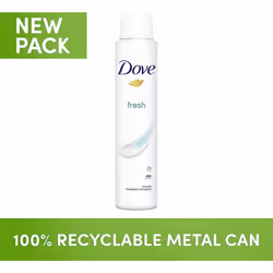 Dove Fresh Anti-perspirant Deo for 48hr 150 ml (Pack of 6)