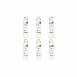 Dove Go Fresh Cucumber and Green Tea Antiperspirant Deodorant, 250ml (Pack of 6)