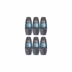 Dove Men+Care Clean Comfort Deodorant Roll On 50ml (Pack of 6)