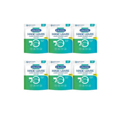 Dr. Beckmann Magic Leaves Laundry Detergent Sheets Non-Bio 25 Sheets (Pack of 6)
