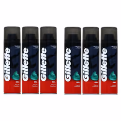 Gillette Classic Shaving Gel Regular 200ml (Pack of 6)
