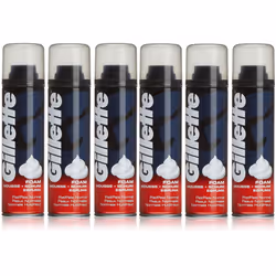Gillette Normal/Regular Basic Foam 200ml (Pack of 6)