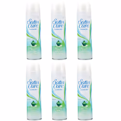 Gillette Satin Care Sensitive Skin Shaving Gel, 200ml (Pack of 6)