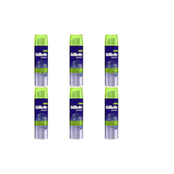 Gillette Series Sensitive Skin Shaving Gel , 200ml (Pack of 6)