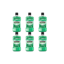 Listerine Antiseptic Fresh Burst Mouthwash, 500ml (Pack of 6)