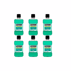 Listerine Fresh Burst Mouthwash, 250ml (Pack of 6)