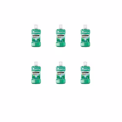 Listerine Smart Rinse For Kids 6+ Mouthwash, Mild Mint 250ml (Pack of 6)