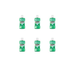 Listerine Smart Rinse For Kids 6+ Mouthwash, Mild Mint 250ml (Pack of 6)