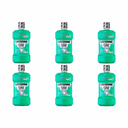 Listerine Smart Rinse For Kids 6+ Mouthwash, Mild Mint 250ml (Pack of 6)