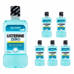 Listerine Zero Mild Mint 500ml (Pack of 6)