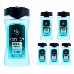 lynx ice chill Shower Gel 250ml (Pack of 6)