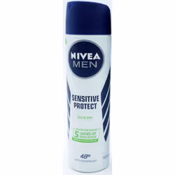 NIVEA MEN Anti-Perspirant Deodorant Spray Sensitive Protect 150ml (Pack of 6)