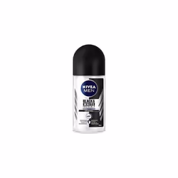 Nivea Men Black and White Invisible Deodorant Roll on 50 ml (Pack of 6)