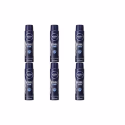 Nivea Men Cool Kick Anti-Perspirant Deodorant Spray, 250ml (Pack of 6)