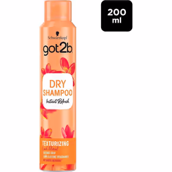 Schwarzkopf got2b Fresh It Instant refresh Up Dry Shampoo 200ml (Pack of 6)