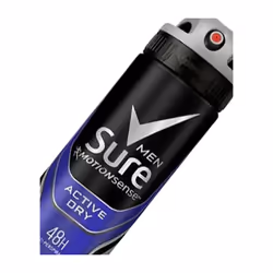 Sure Active Dry Anti-perspirant Deodorant Aerosol, 150ml (Pack of 6)