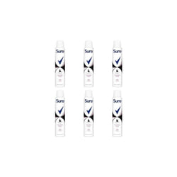 Sure Invisible Pure Anti-Perspirant Aerosol deodorant for women 200ml (Pack of 6)