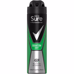 Sure Men Quantum Dry 48h Anit-Perspirant, 150ml (Pack of 6)