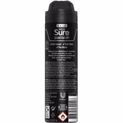 Sure Men Quantum Dry 48h Anit-Perspirant, 150ml (Pack of 6)